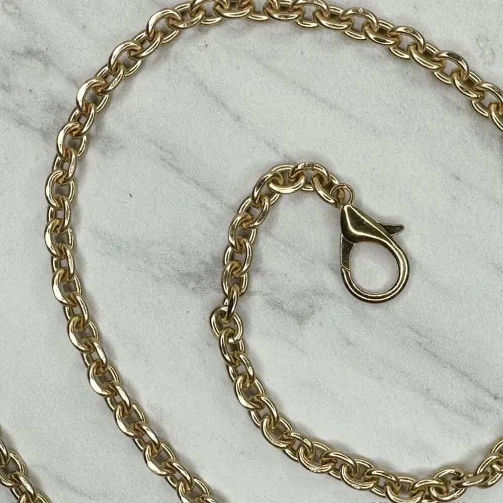 Gold Tone Chain Link Purse Strap Replacement Handbag Shoulder Crossbody ✨